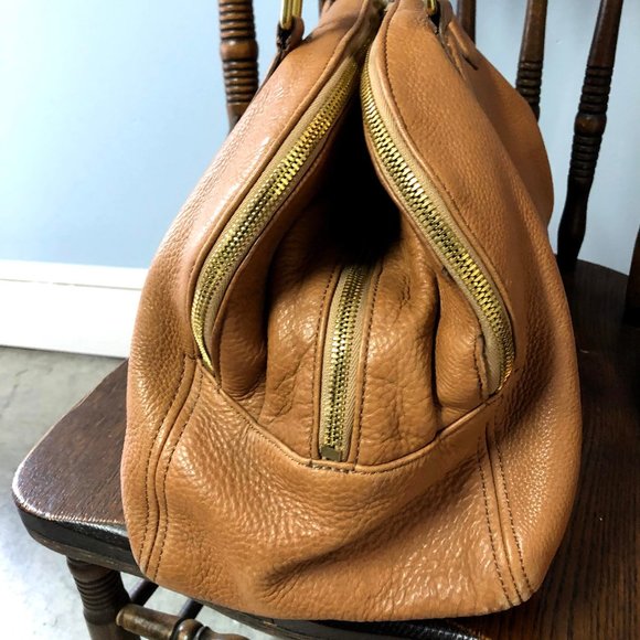 J.CREW Biennial Satchel Leather Handbag - Picture 4 of 10